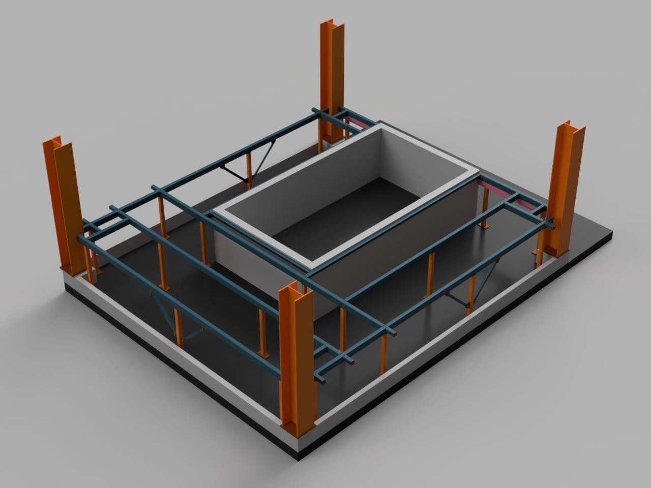 Fusion 360 rendering, view 1